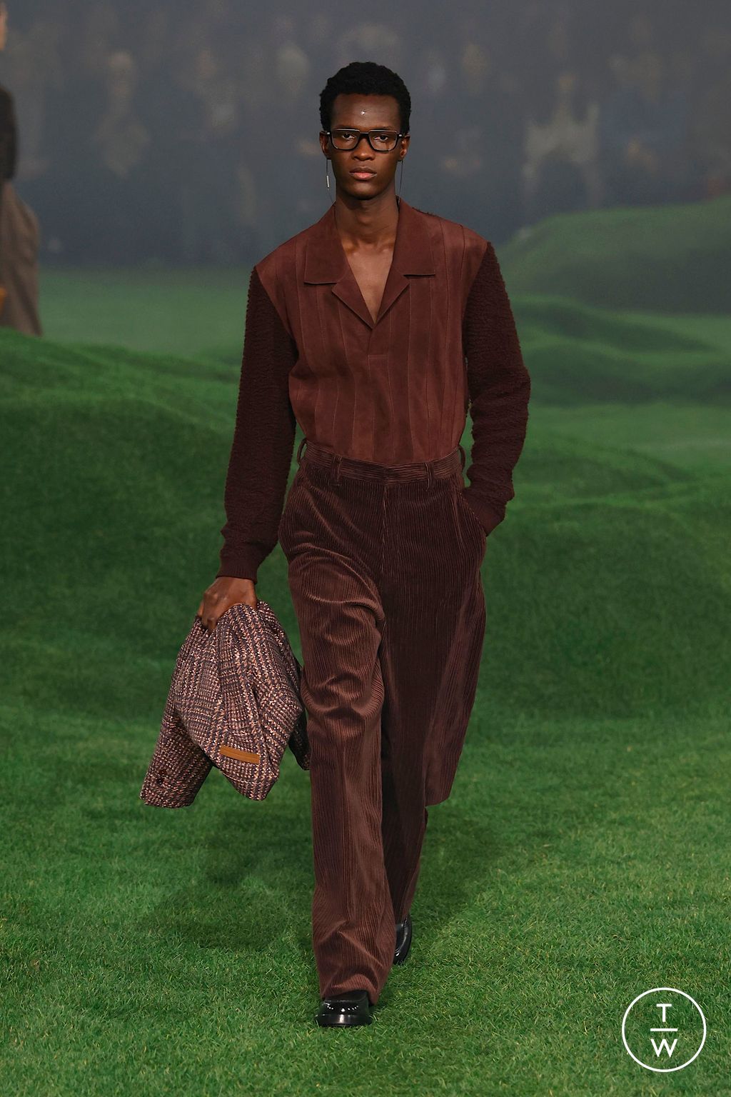Fashion Week Milan Fall/Winter 2025 look 32 de la collection ZEGNA menswear