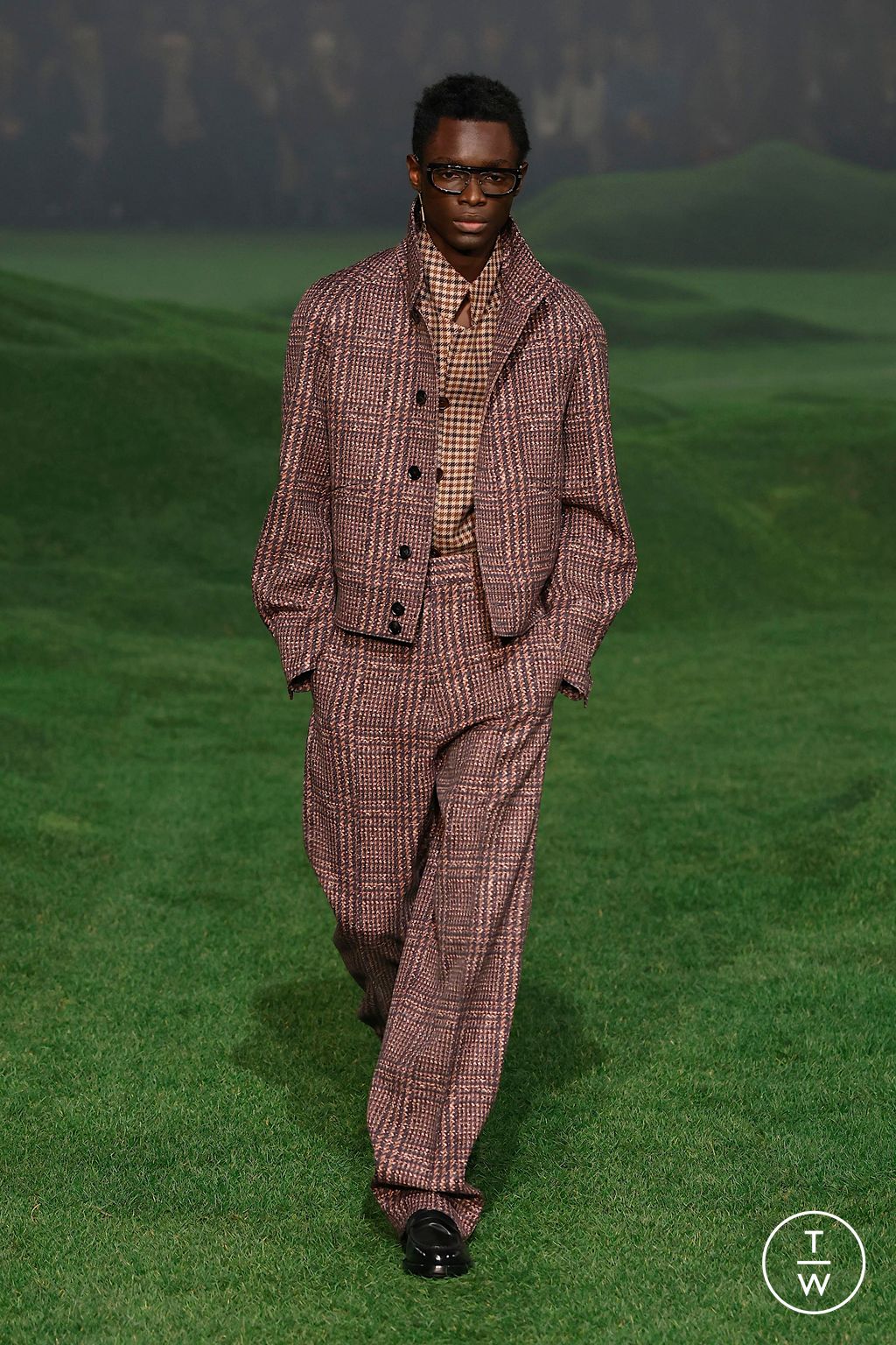 Fashion Week Milan Fall/Winter 2025 look 35 de la collection ZEGNA menswear
