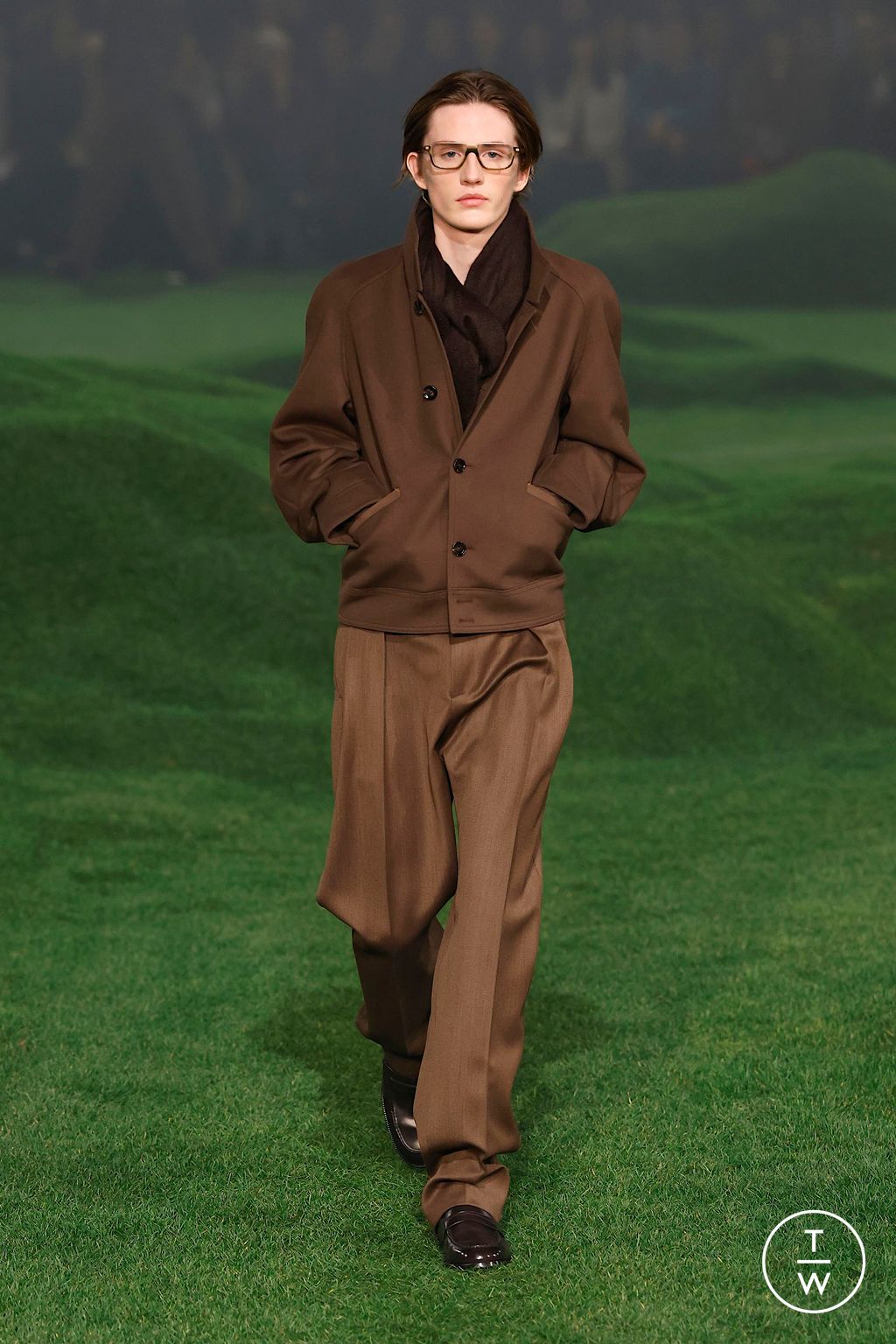 Fashion Week Milan Fall/Winter 2025 look 38 de la collection ZEGNA menswear