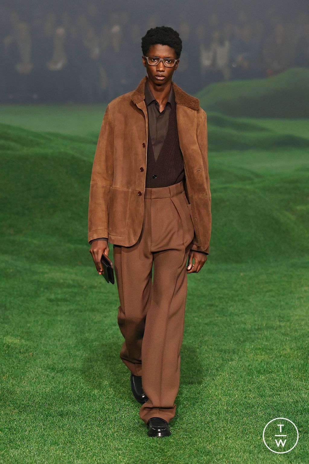 Fashion Week Milan Fall/Winter 2025 look 39 de la collection ZEGNA menswear