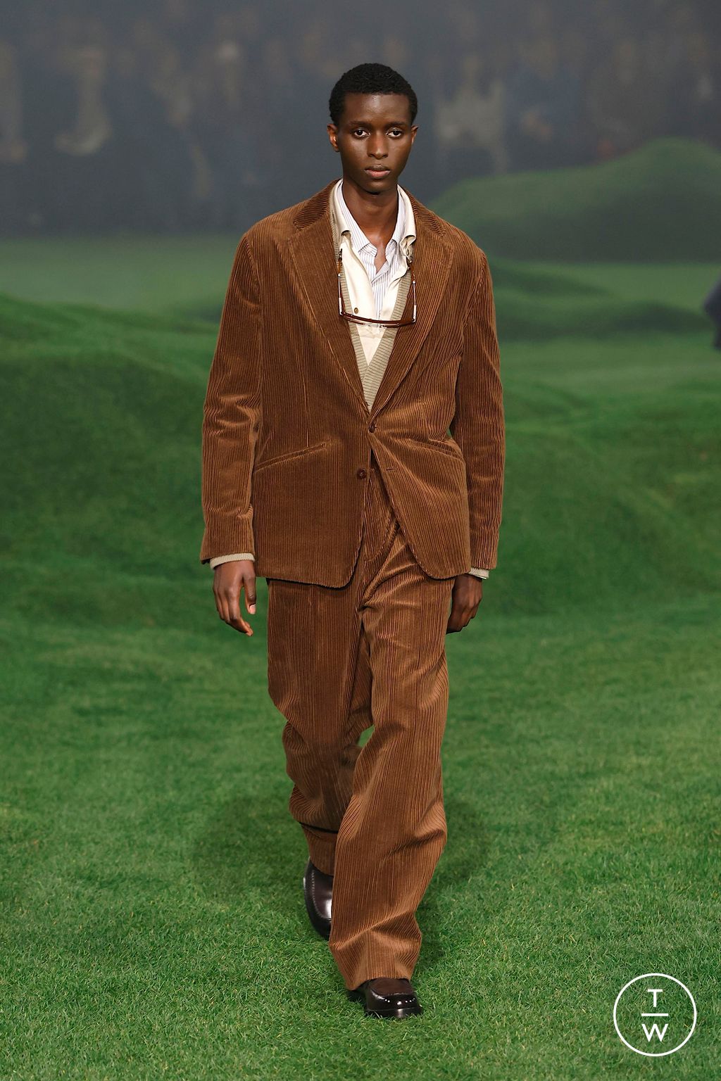 Fashion Week Milan Fall/Winter 2025 look 40 de la collection ZEGNA menswear