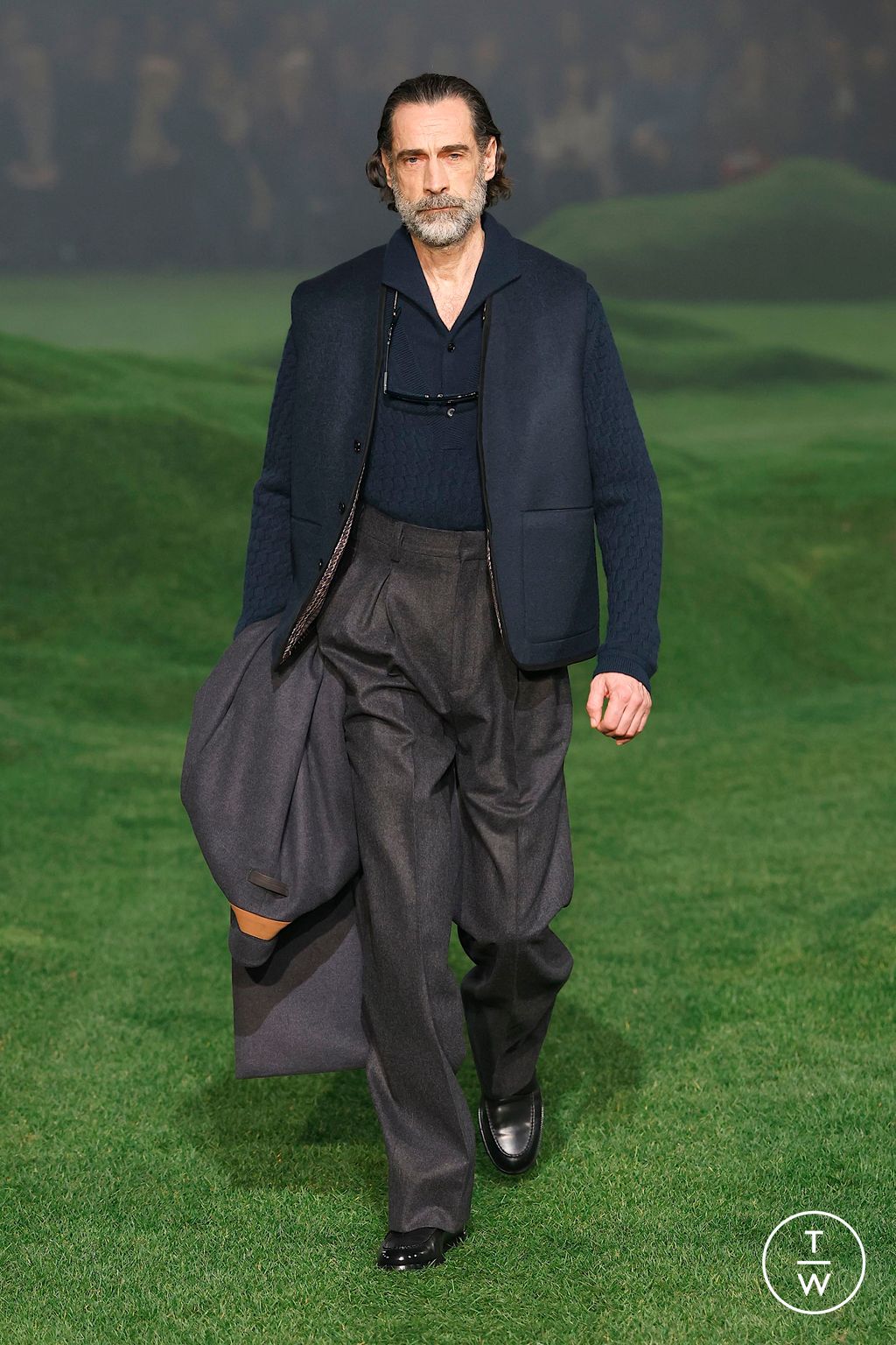 Fashion Week Milan Fall/Winter 2025 look 41 de la collection ZEGNA menswear