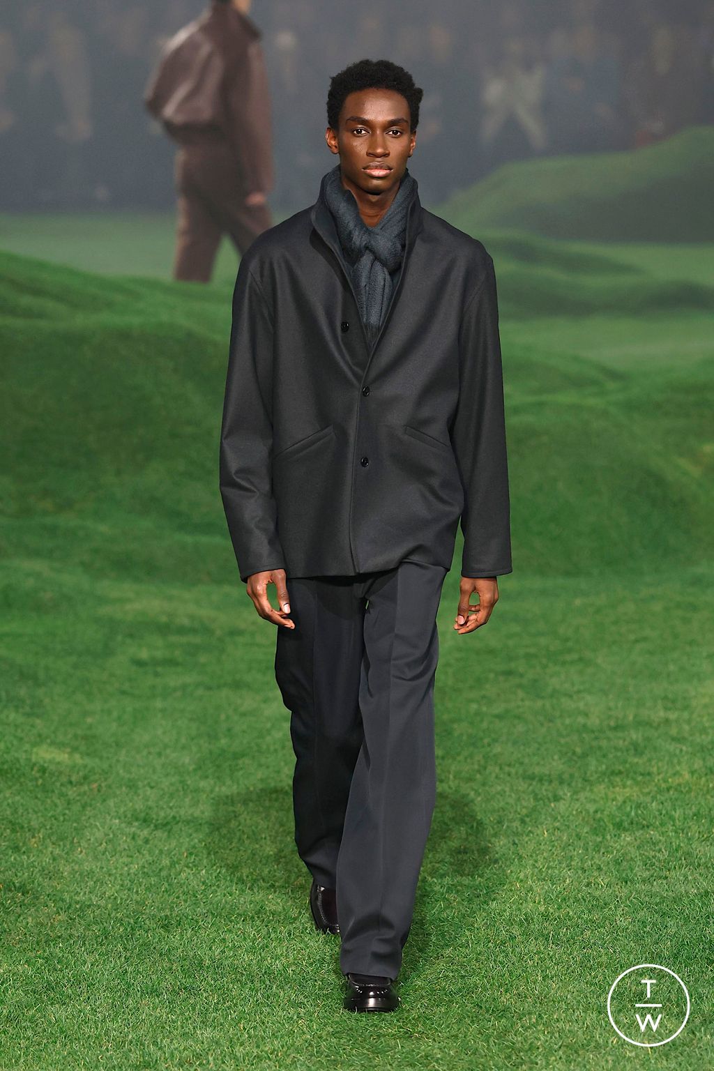 Fashion Week Milan Fall/Winter 2025 look 43 de la collection ZEGNA menswear