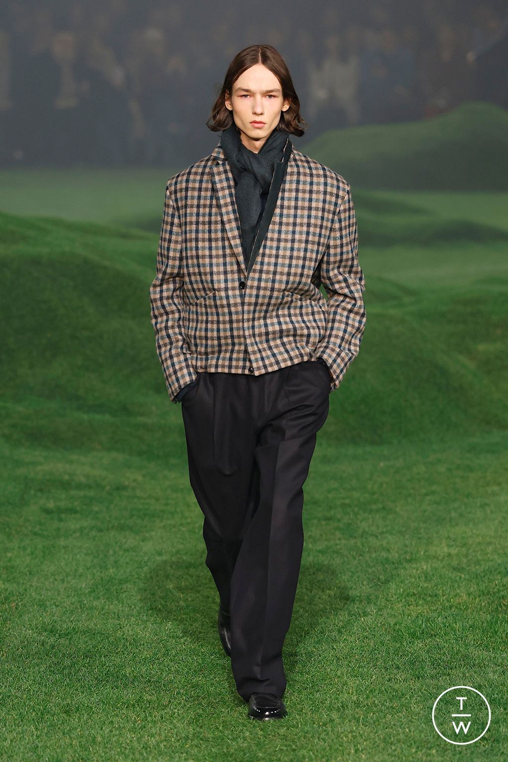 Fashion Week Milan Fall/Winter 2025 look 44 de la collection ZEGNA menswear