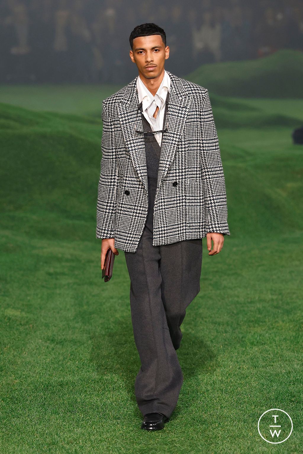 Fashion Week Milan Fall/Winter 2025 look 46 de la collection ZEGNA menswear
