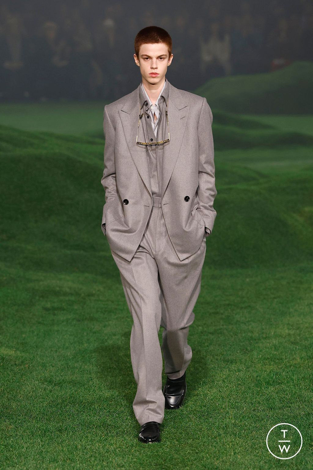 Fashion Week Milan Fall/Winter 2025 look 48 de la collection ZEGNA menswear