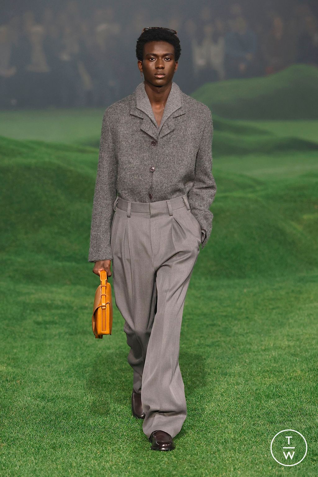 Fashion Week Milan Fall/Winter 2025 look 50 de la collection ZEGNA menswear