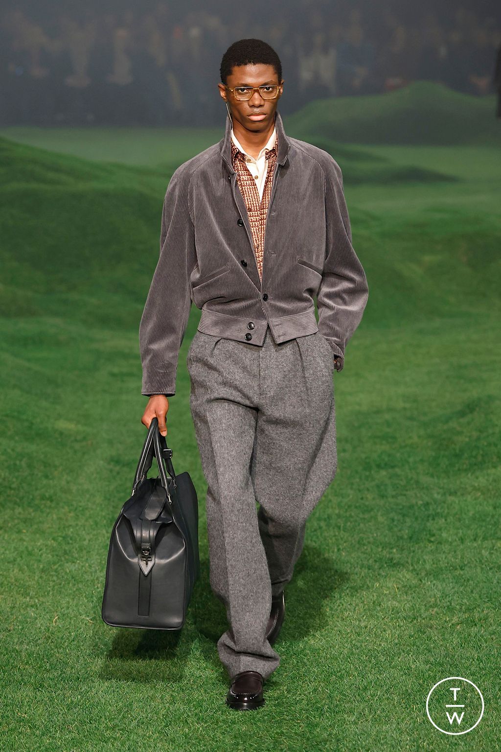 Fashion Week Milan Fall/Winter 2025 look 52 de la collection ZEGNA menswear