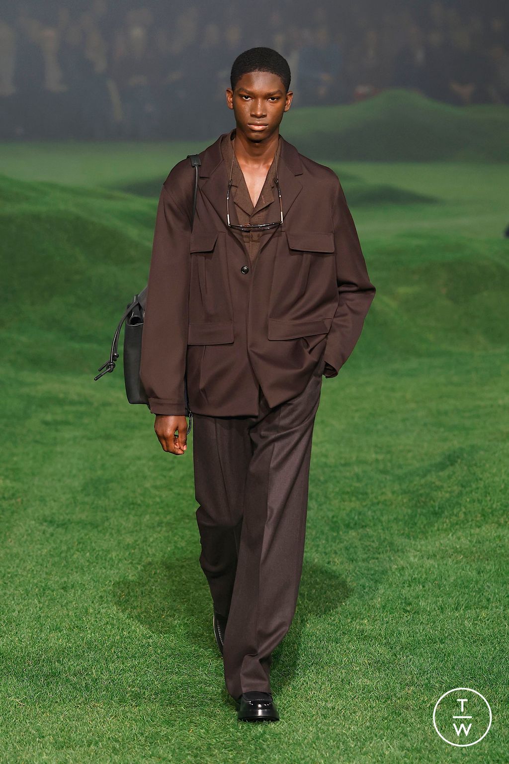 Fashion Week Milan Fall/Winter 2025 look 54 de la collection ZEGNA menswear