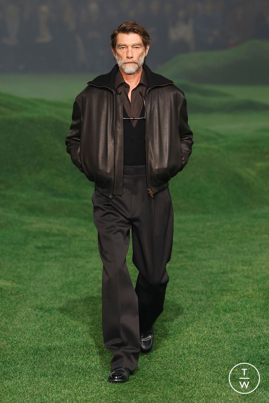 Fashion Week Milan Fall/Winter 2025 look 59 de la collection ZEGNA menswear