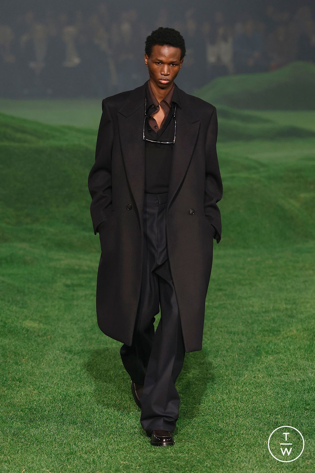Fashion Week Milan Fall/Winter 2025 look 60 from the ZEGNA collection menswear