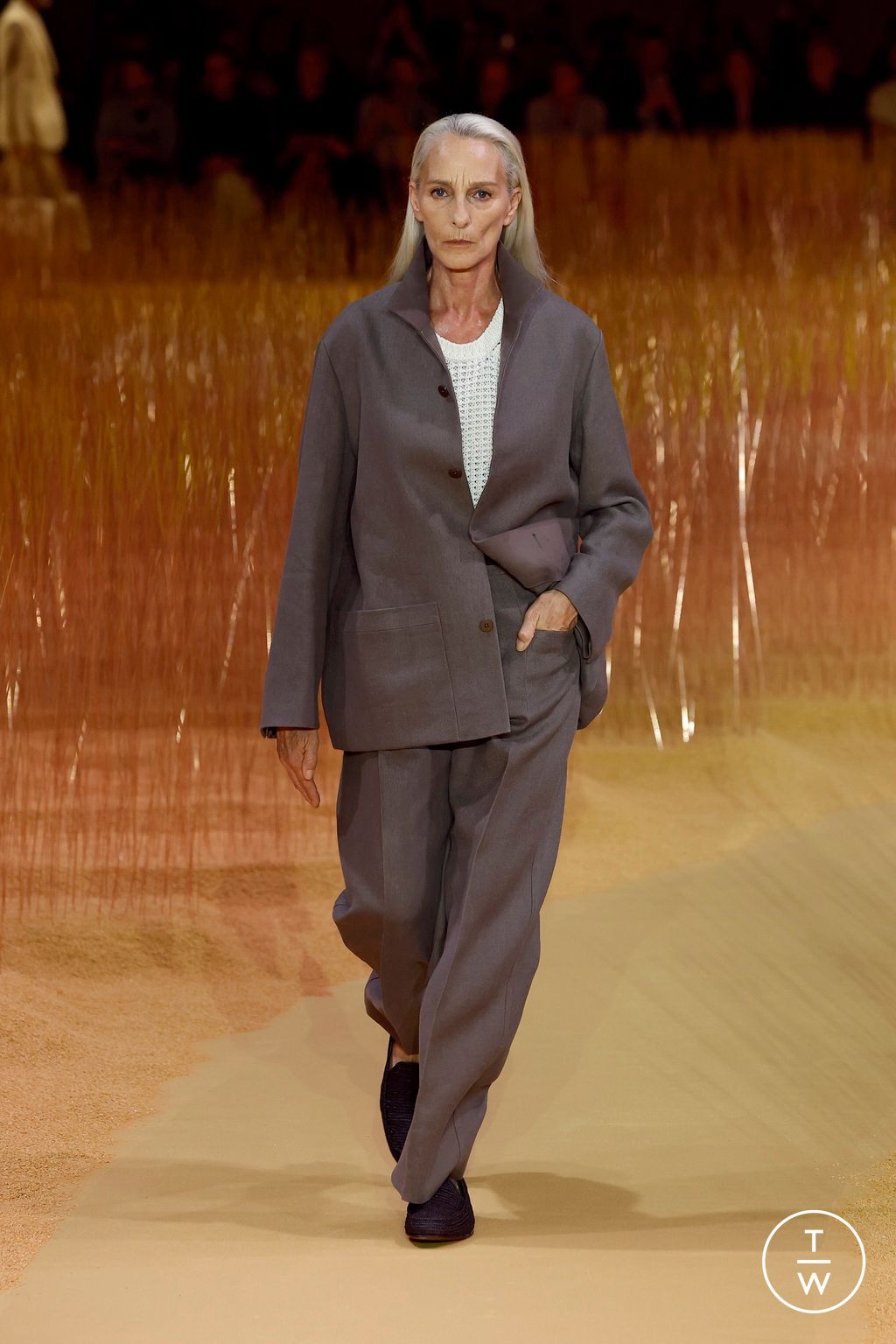 Fashion Week Milan Spring-Summer 2025 look 4 from the ZEGNA collection menswear