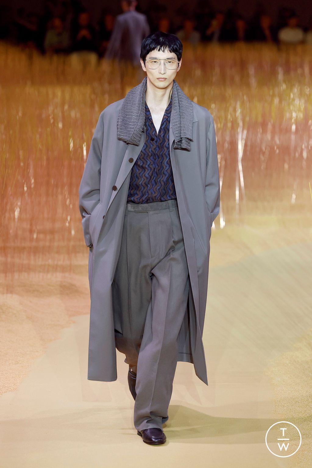 Fashion Week Milan Spring-Summer 2025 look 11 from the ZEGNA collection menswear