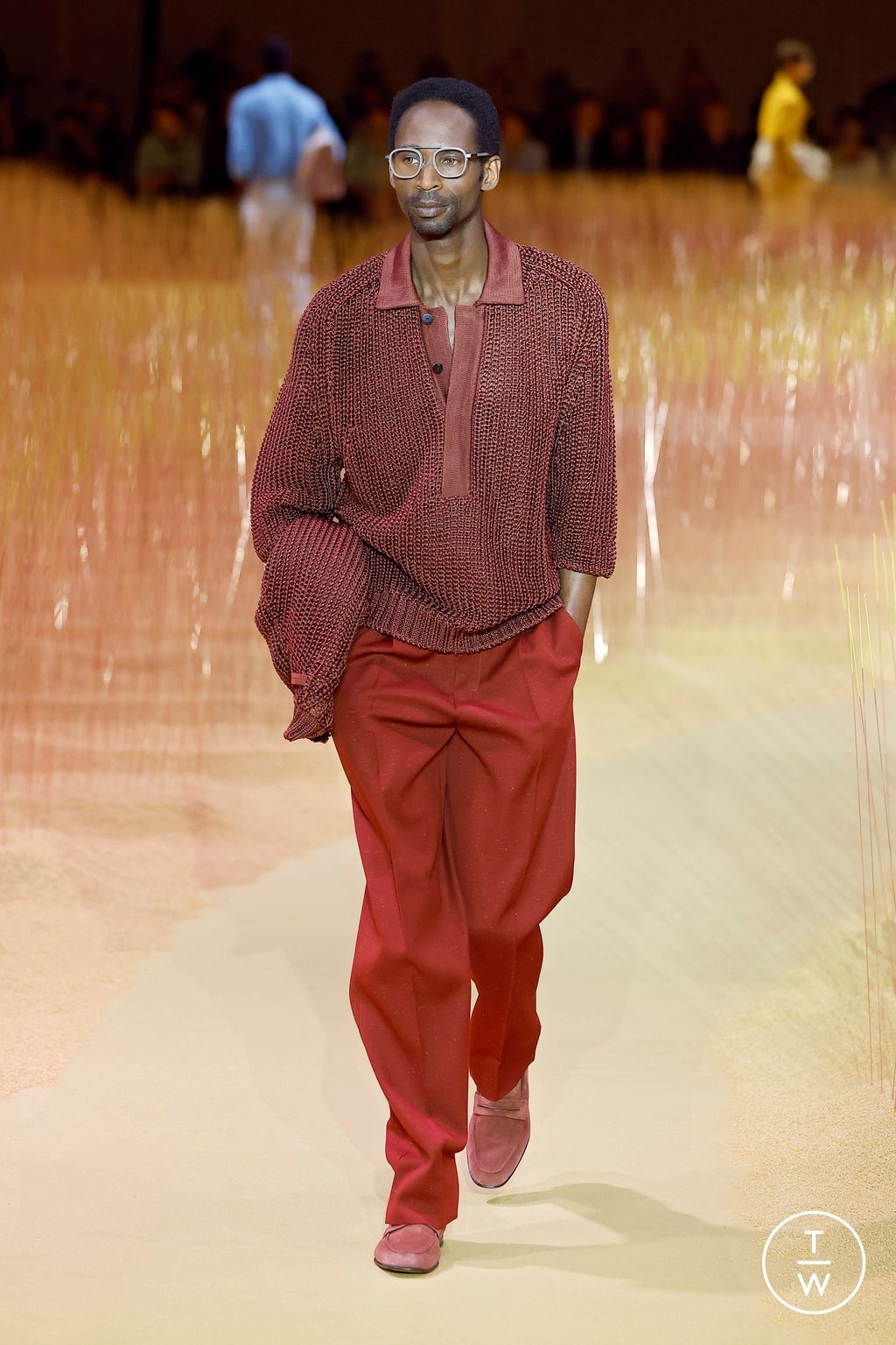 Fashion Week Milan Spring-Summer 2025 look 31 from the ZEGNA collection menswear