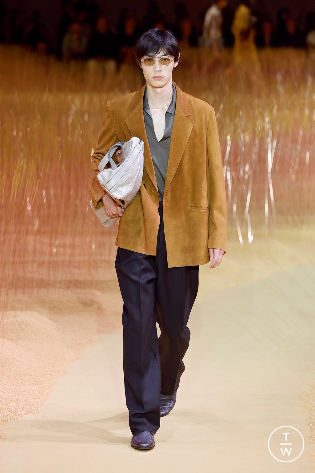 Fashion Week Milan Spring-Summer 2025 look 36 from the ZEGNA collection menswear