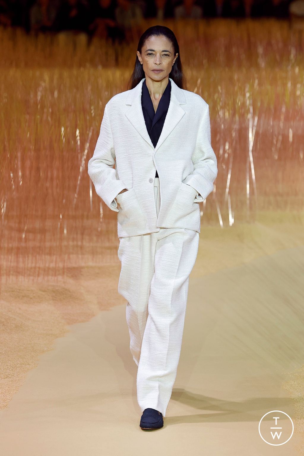 Fashion Week Milan Spring/Summer 2025 look 39 from the ZEGNA collection menswear