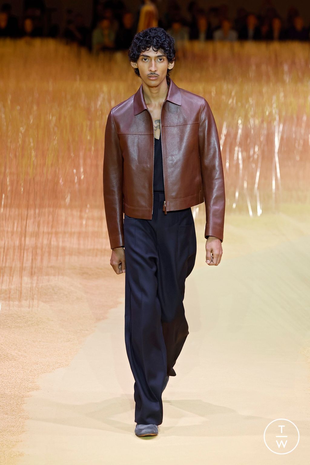 Fashion Week Milan Spring-Summer 2025 look 47 from the ZEGNA collection menswear