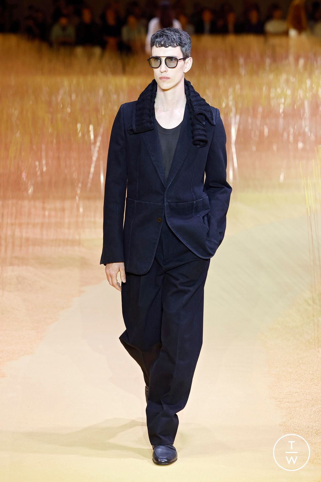 Fashion Week Milan Spring-Summer 2025 look 48 de la collection ZEGNA menswear