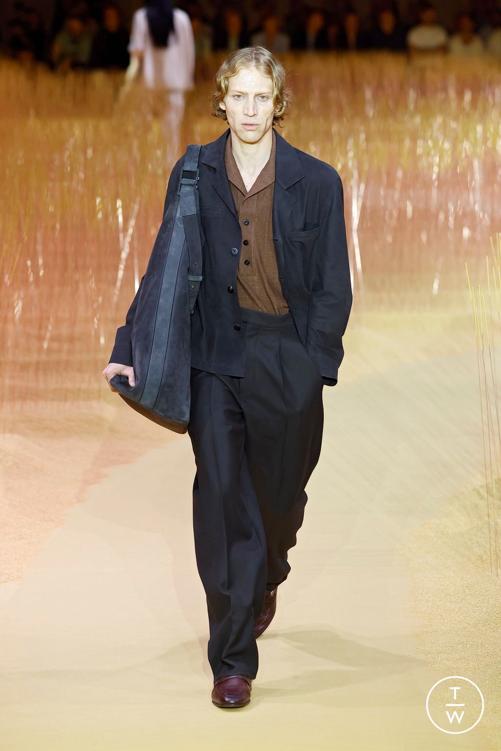 Fashion Week Milan Spring-Summer 2025 look 49 from the ZEGNA collection 男装