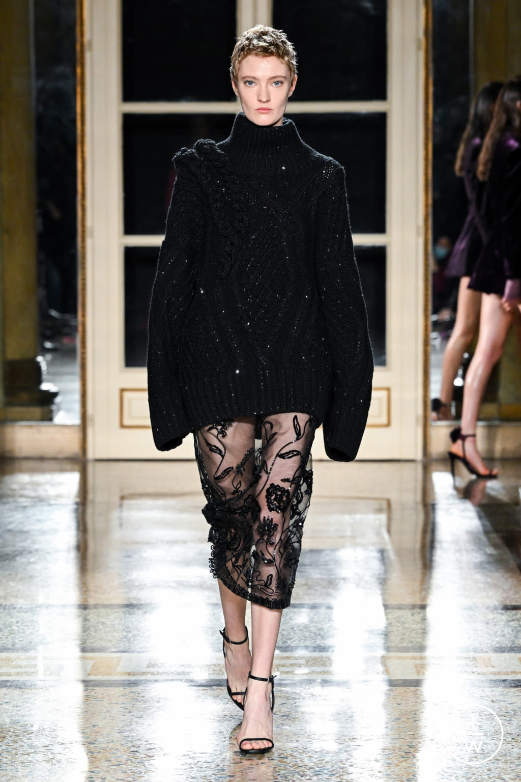 Fashion Week Milan Fall/Winter 2022 look 41 from the Ermanno Scervino collection womenswear