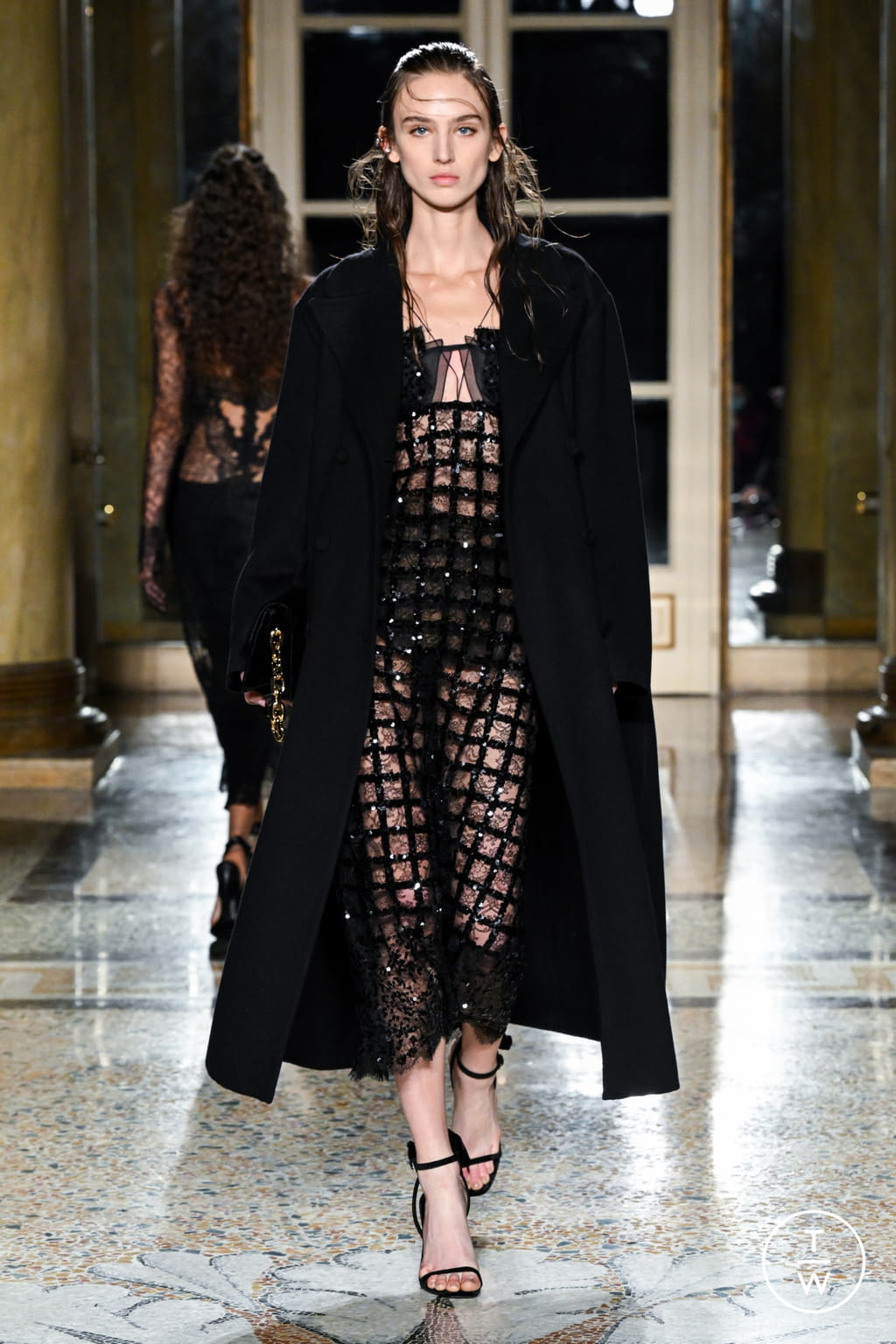 Fashion Week Milan Fall/Winter 2022 look 49 from the Ermanno Scervino collection womenswear