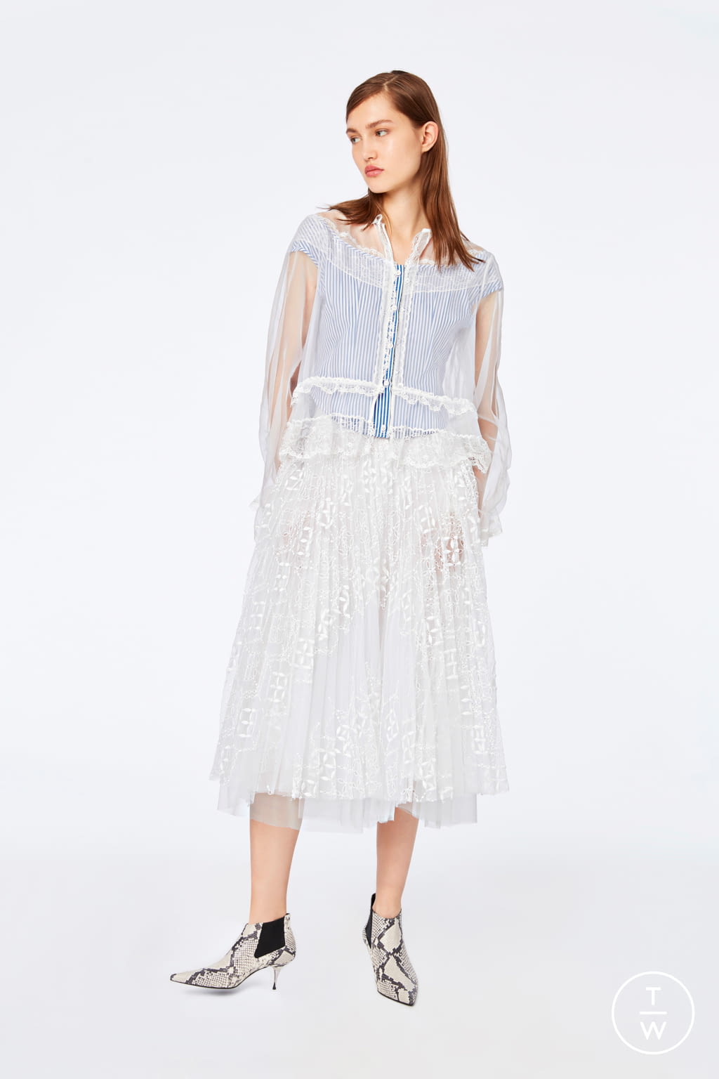 Fashion Week Milan Resort 2020 look 16 from the Ermanno Scervino collection womenswear
