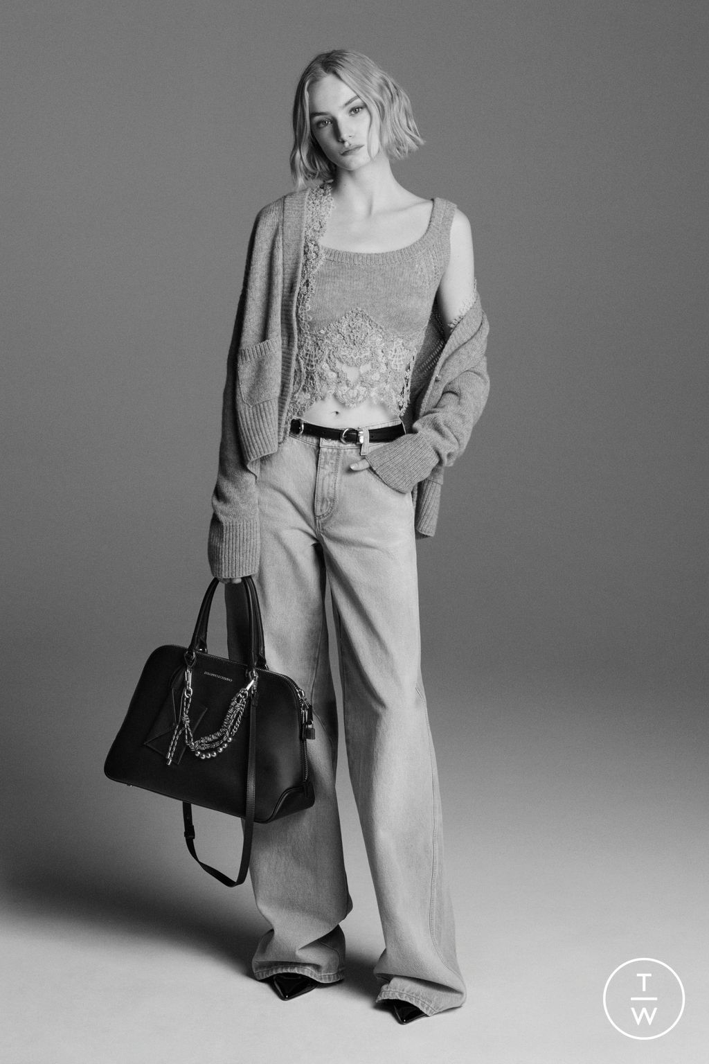 Fashion Week Milan Pre-Fall 2025 look 25 from the Ermanno Scervino collection womenswear