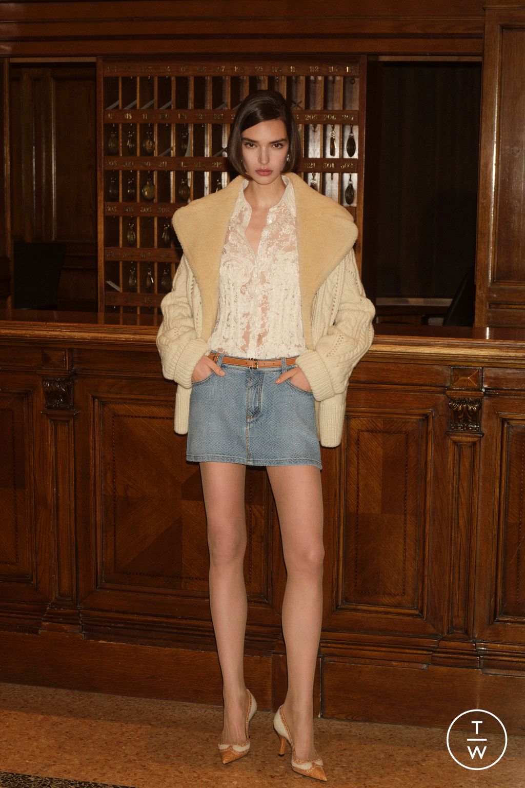 Fashion Week Milan Pre-Fall 2026 look 2 from the Ermanno Scervino collection womenswear