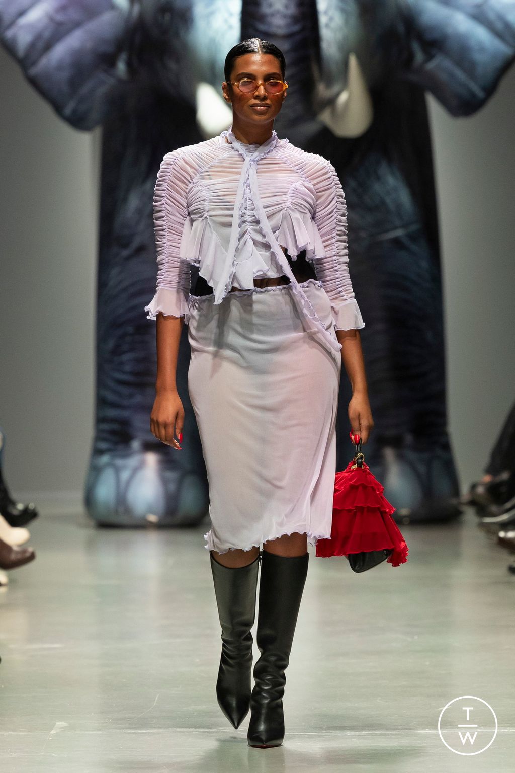 Fashion Week Paris Spring/Summer 2025 look 3 from the Ester Manas collection womenswear