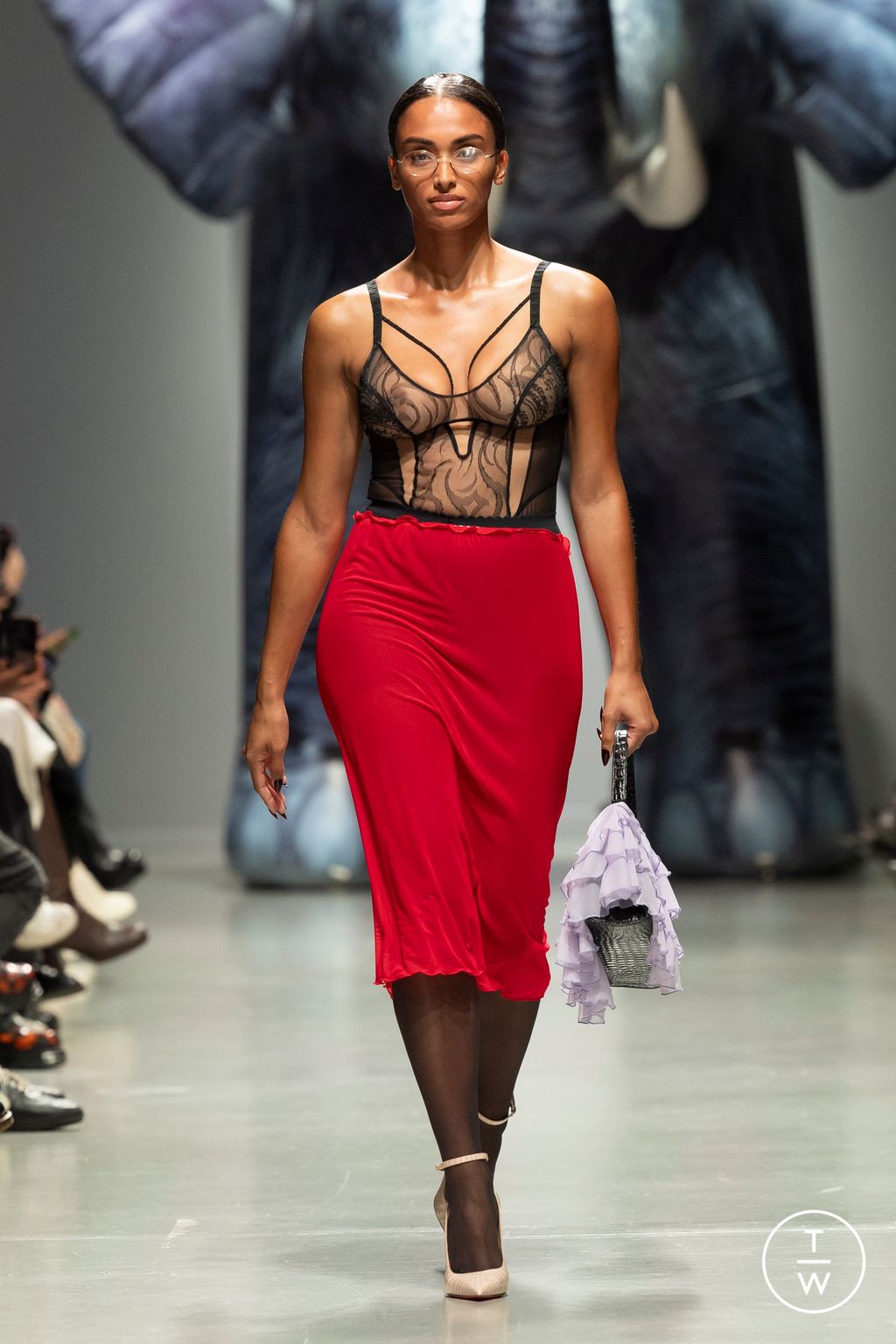 Fashion Week Paris Spring/Summer 2025 look 6 from the Ester Manas collection womenswear