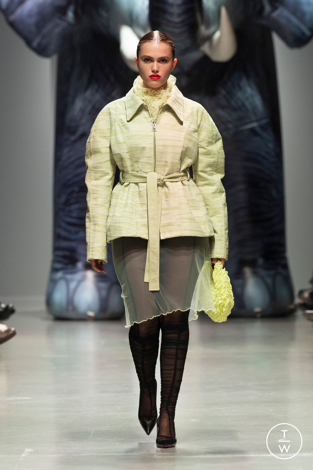 Fashion Week Paris Spring-Summer 2025 look 13 from the Ester Manas collection womenswear