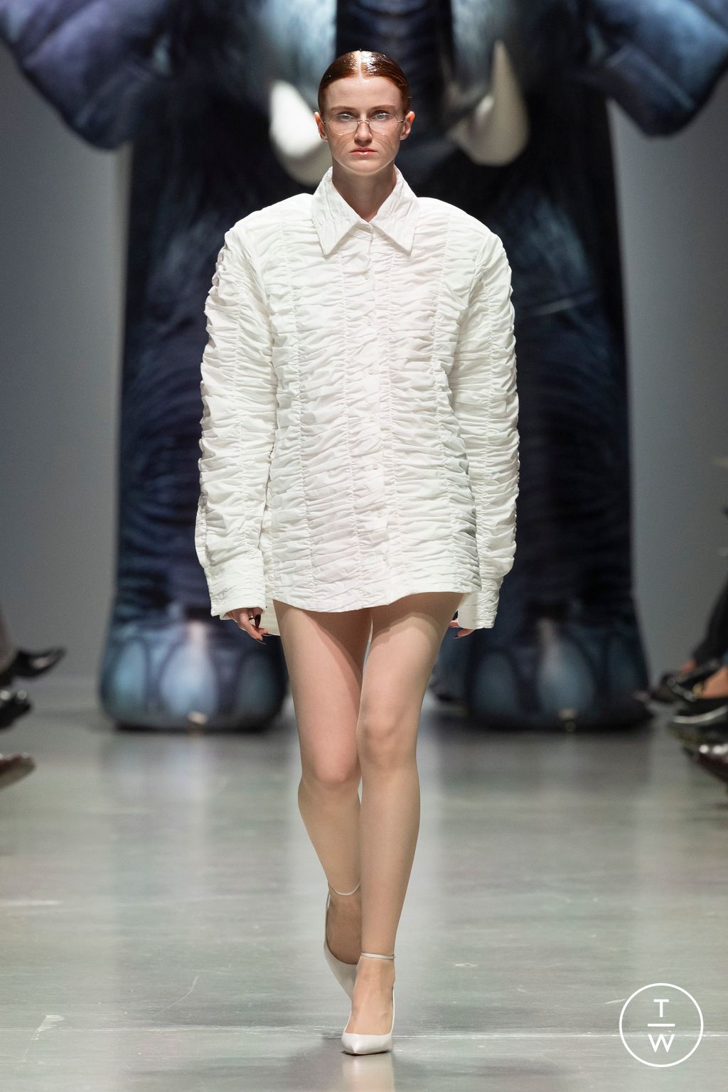 Fashion Week Paris Spring/Summer 2025 look 24 from the Ester Manas collection womenswear