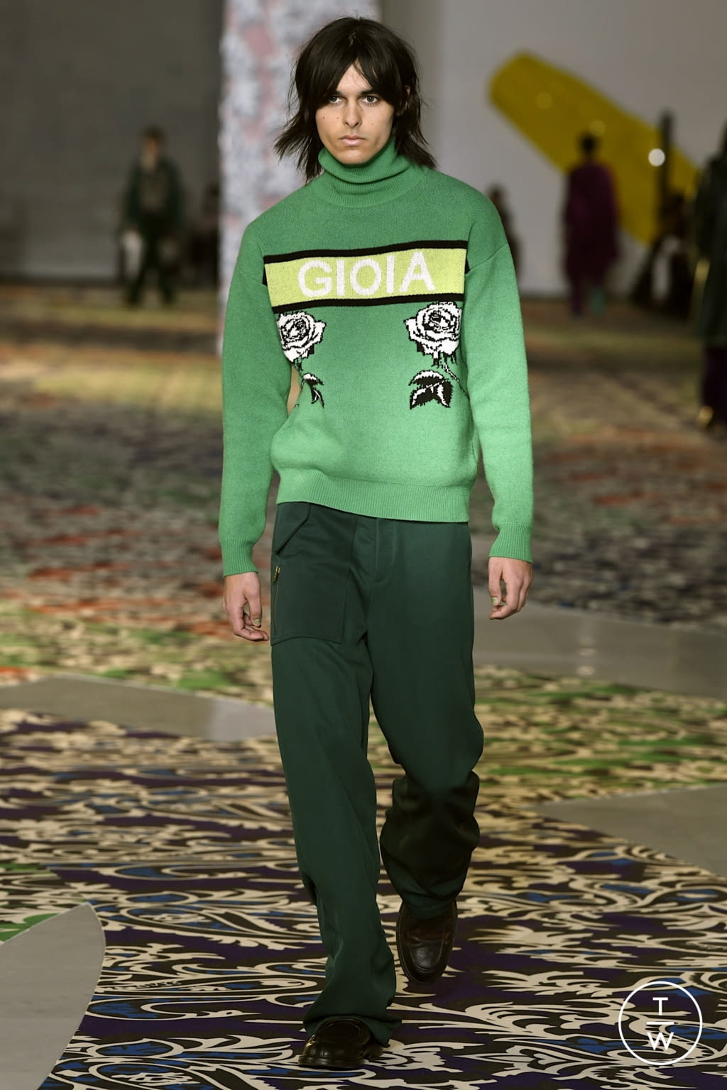Fashion Week Milan Fall/Winter 2022 look 41 from the Etro collection 男装