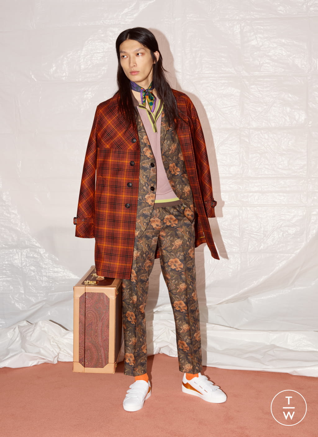 Fashion Week Milan Fall/Winter 2019 look 8 from the Etro collection menswear