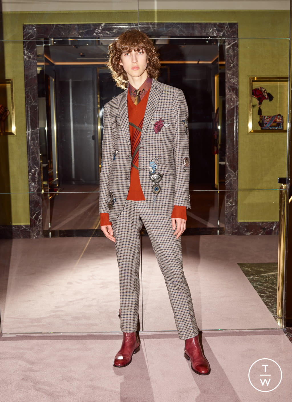 Fashion Week Milan Fall/Winter 2019 look 17 from the Etro collection menswear