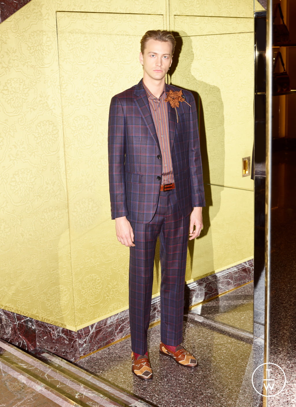 Fashion Week Milan Fall/Winter 2019 look 19 from the Etro collection menswear