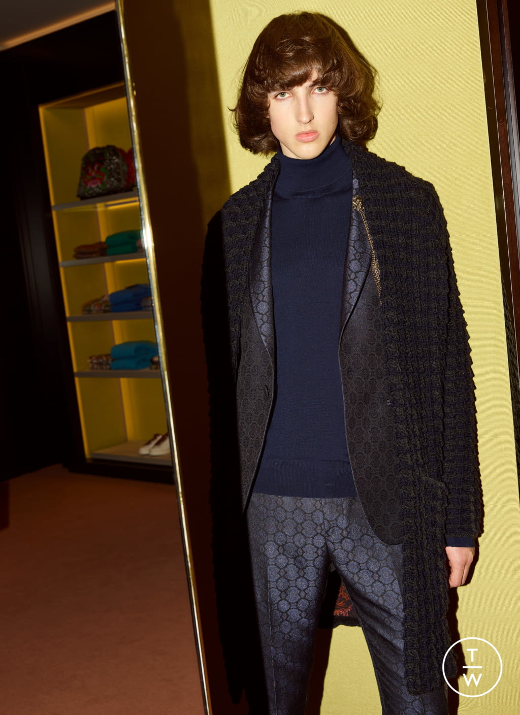Fashion Week Milan Fall/Winter 2019 look 24 from the Etro collection menswear