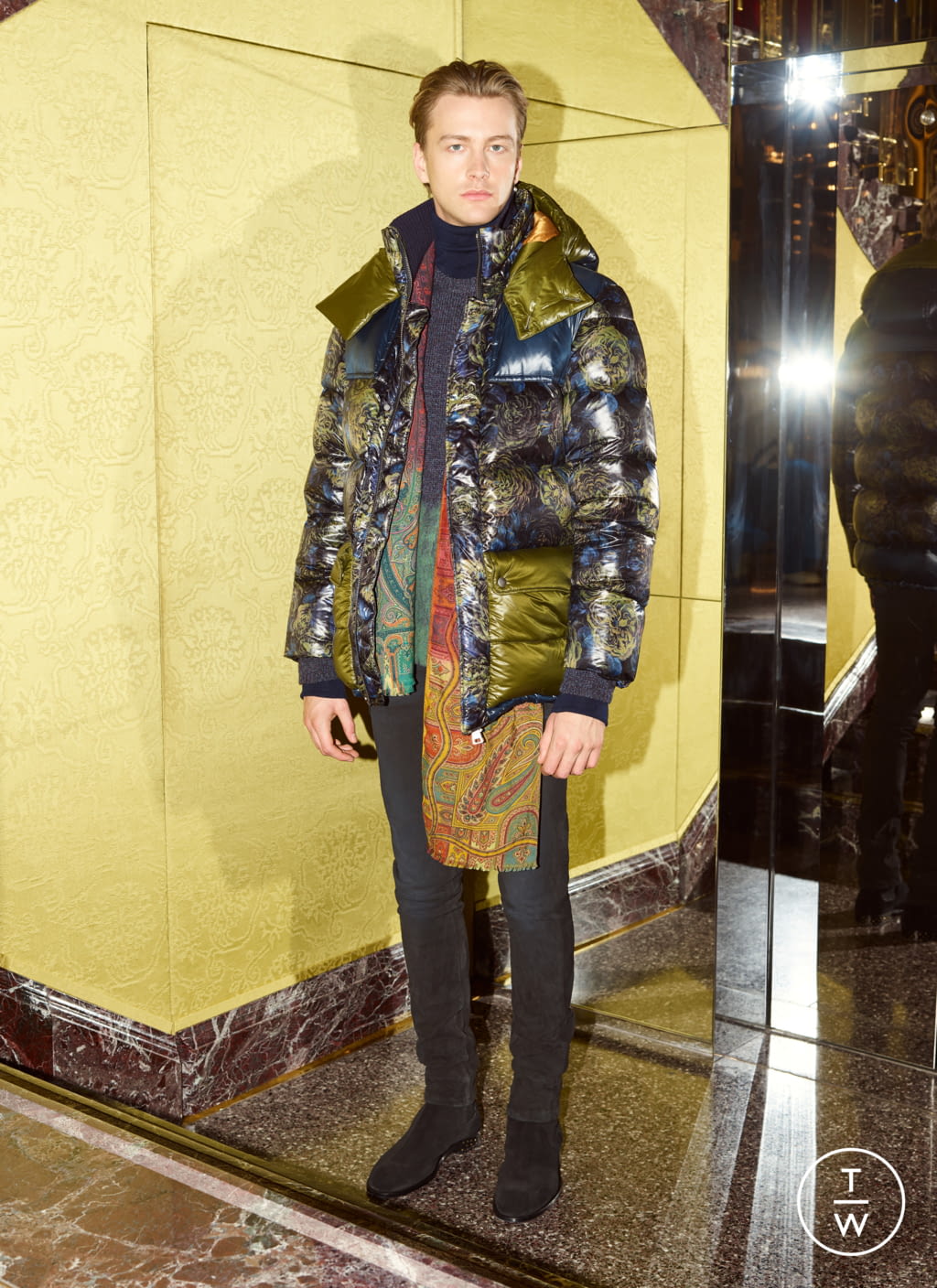 Fashion Week Milan Fall/Winter 2019 look 26 from the Etro collection menswear