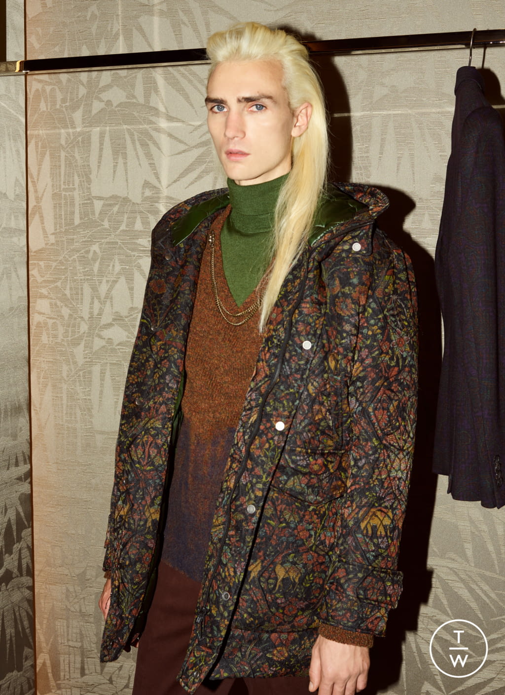 Fashion Week Milan Fall/Winter 2019 look 33 from the Etro collection 男装