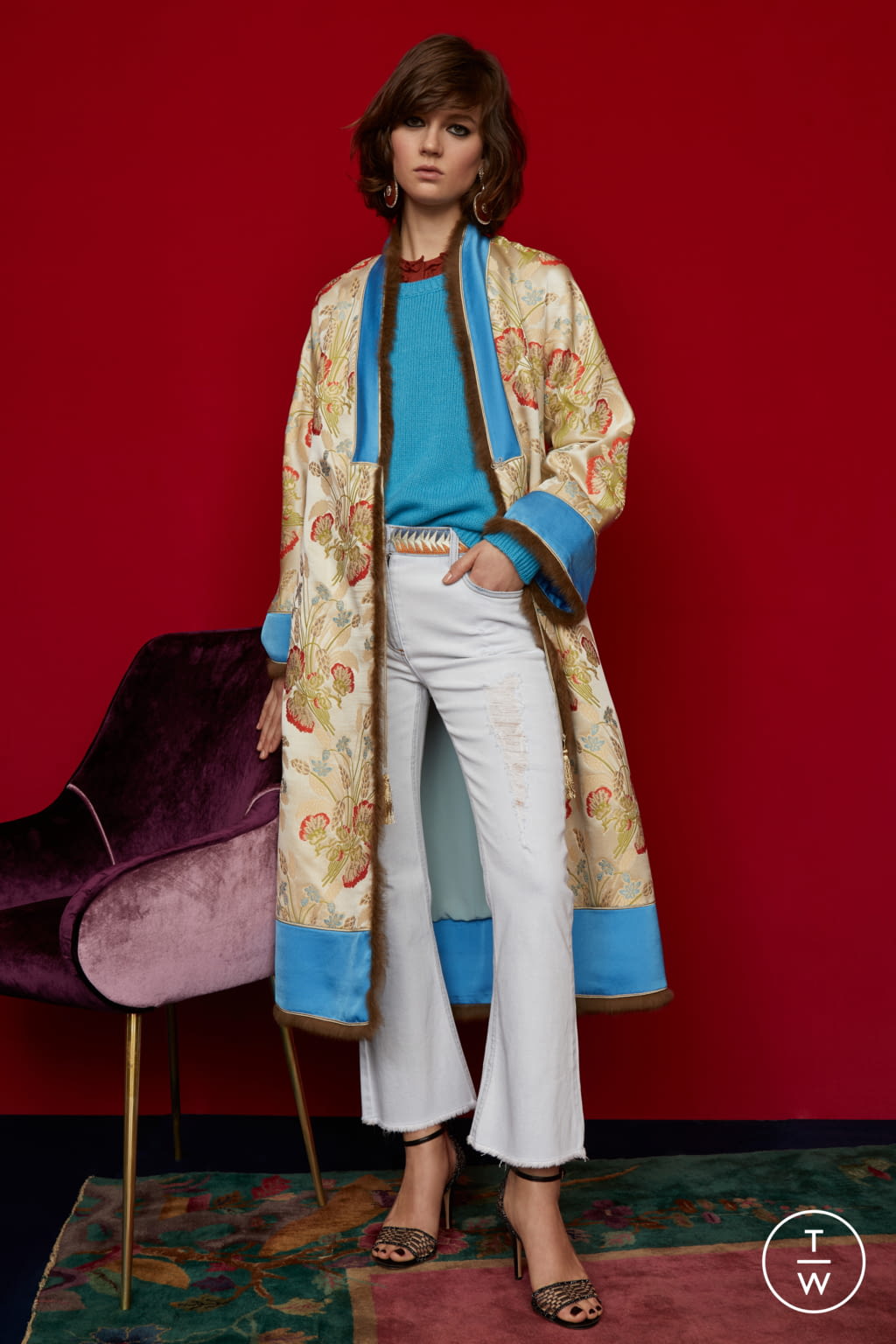 Fashion Week Milan Pre-Fall 2018 look 1 from the Etro collection 女装