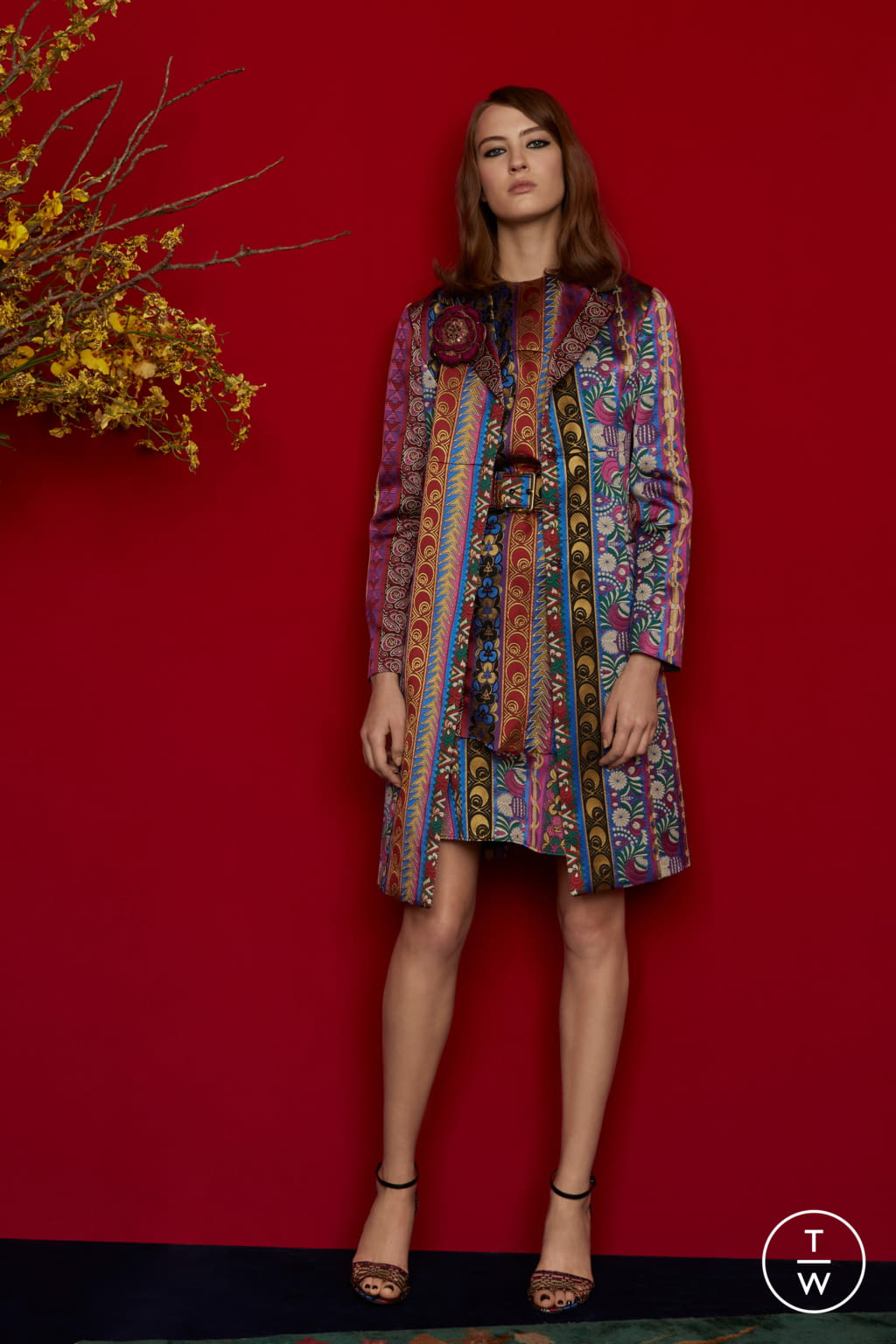 Fashion Week Milan Pre-Fall 2018 look 10 from the Etro collection 女装