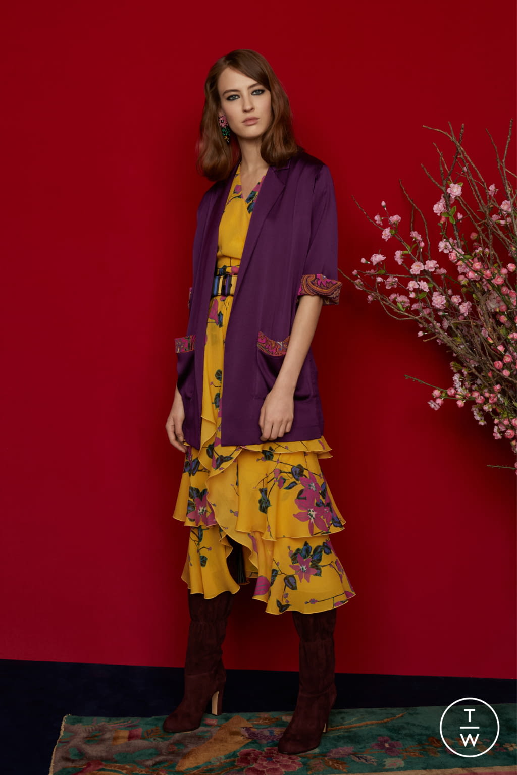 Fashion Week Milan Pre-Fall 2018 look 13 from the Etro collection 女装