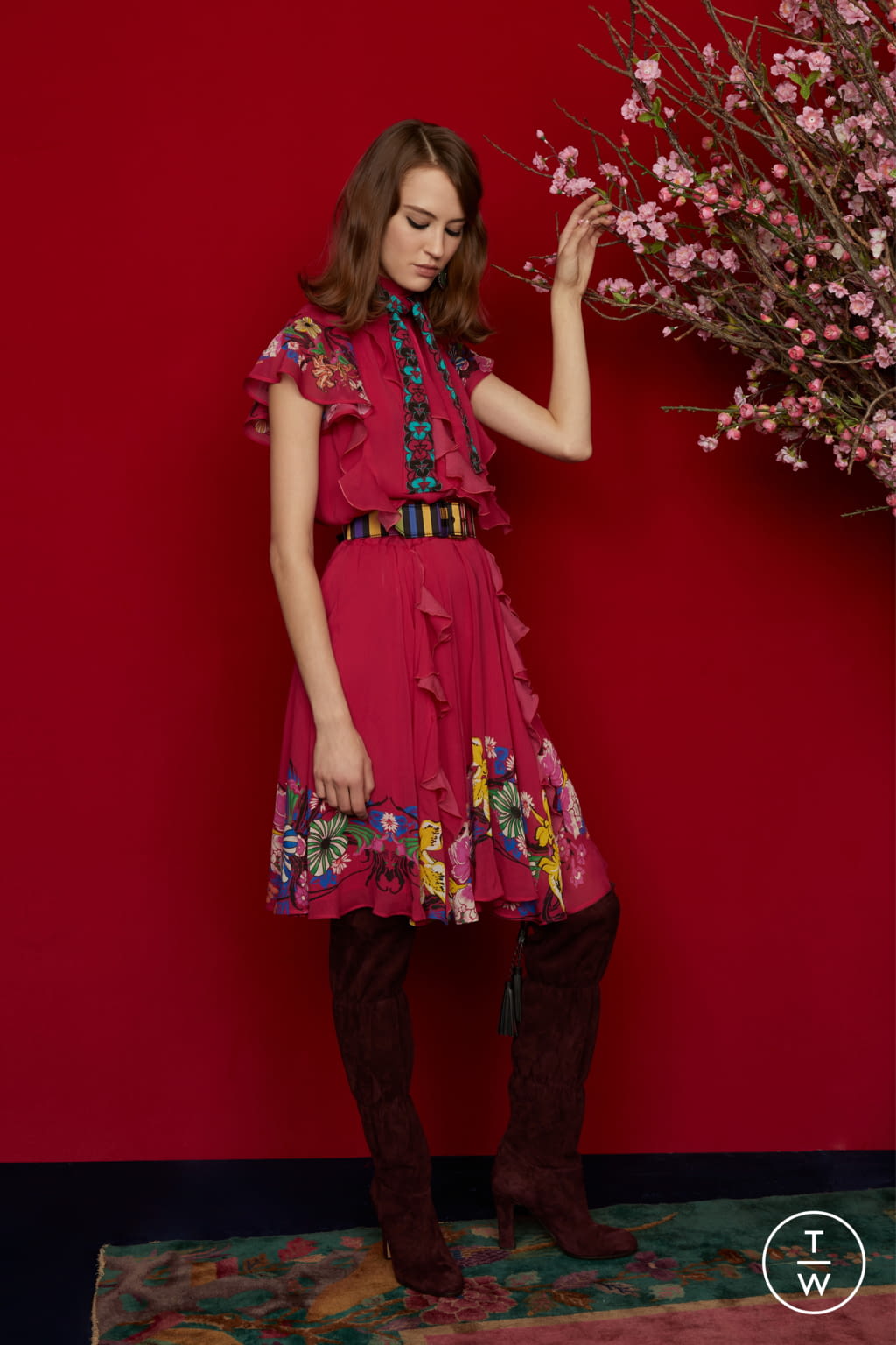Fashion Week Milan Pre-Fall 2018 look 19 from the Etro collection womenswear