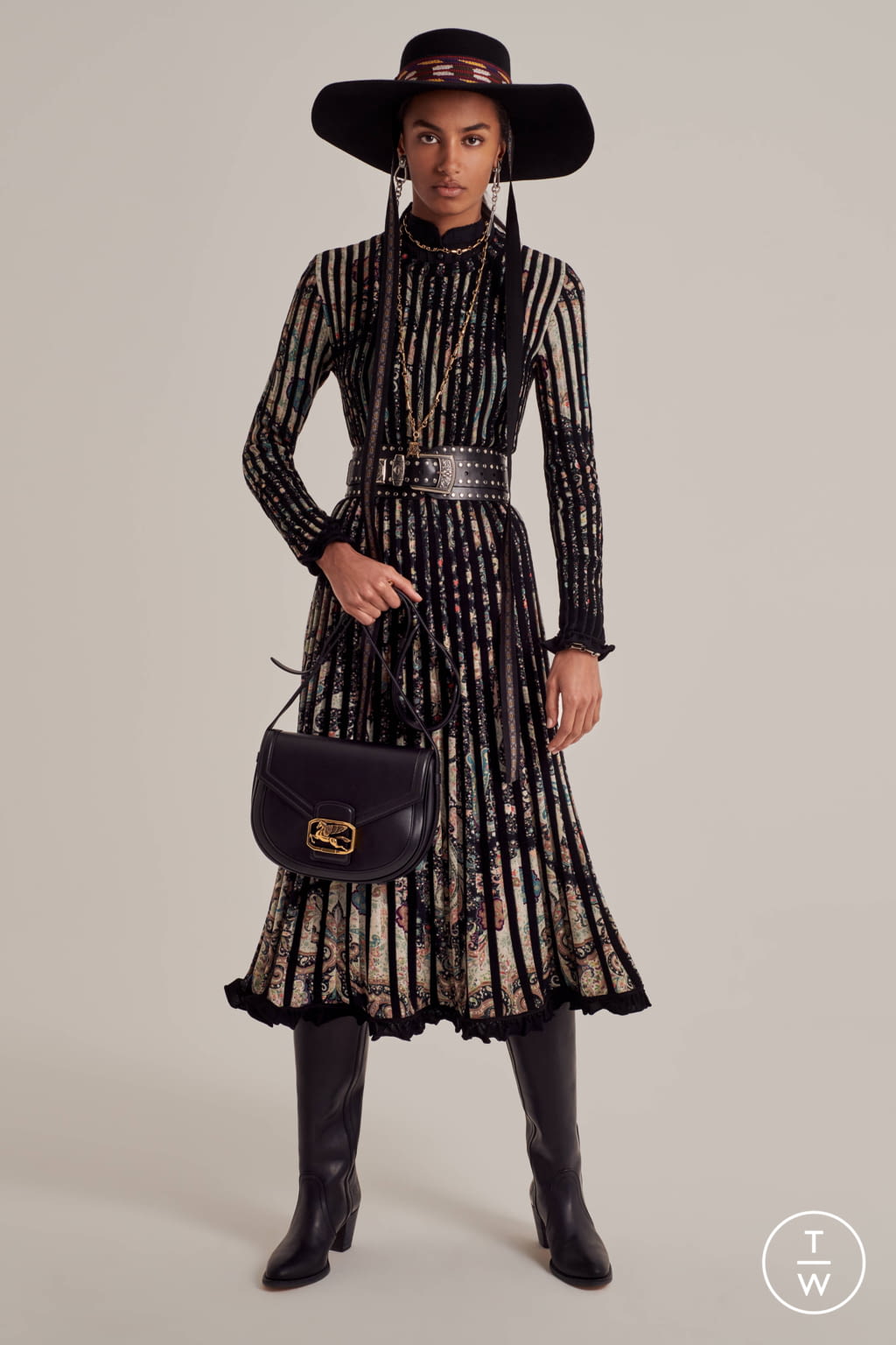 Fashion Week Milan Pre-Fall 2020 look 10 from the Etro collection 女装