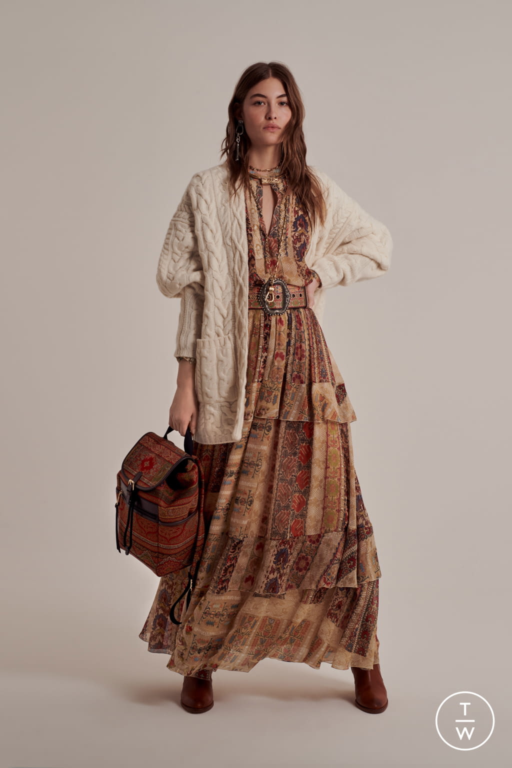 Fashion Week Milan Pre-Fall 2020 look 17 from the Etro collection 女装
