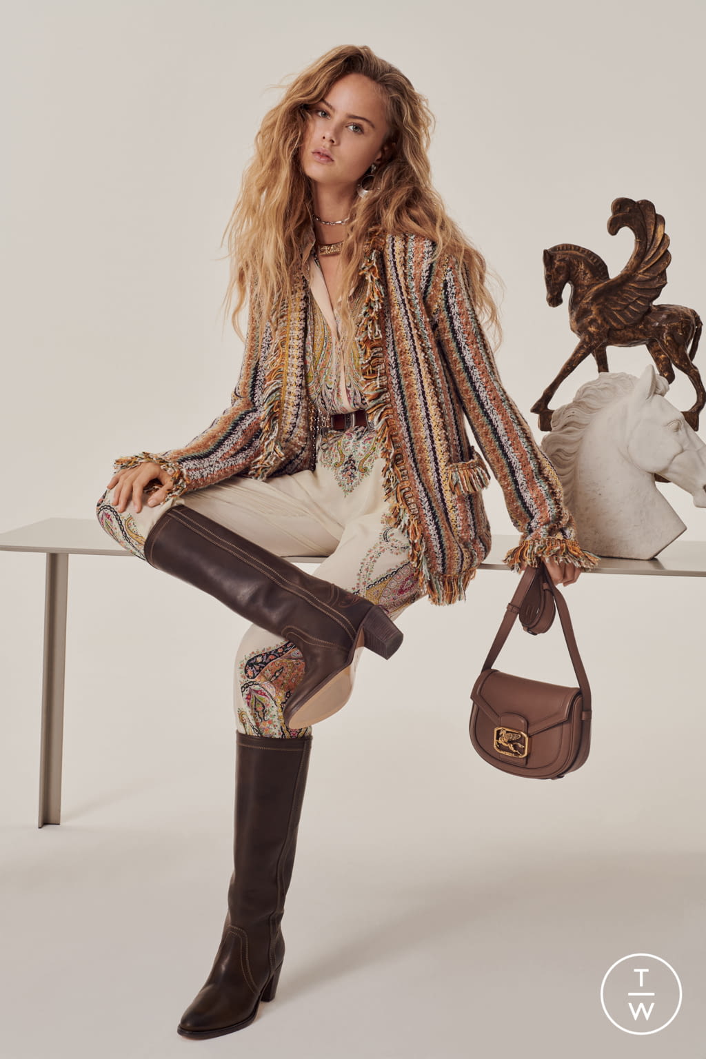 Fashion Week Milan Pre-Fall 2020 look 18 from the Etro collection 女装