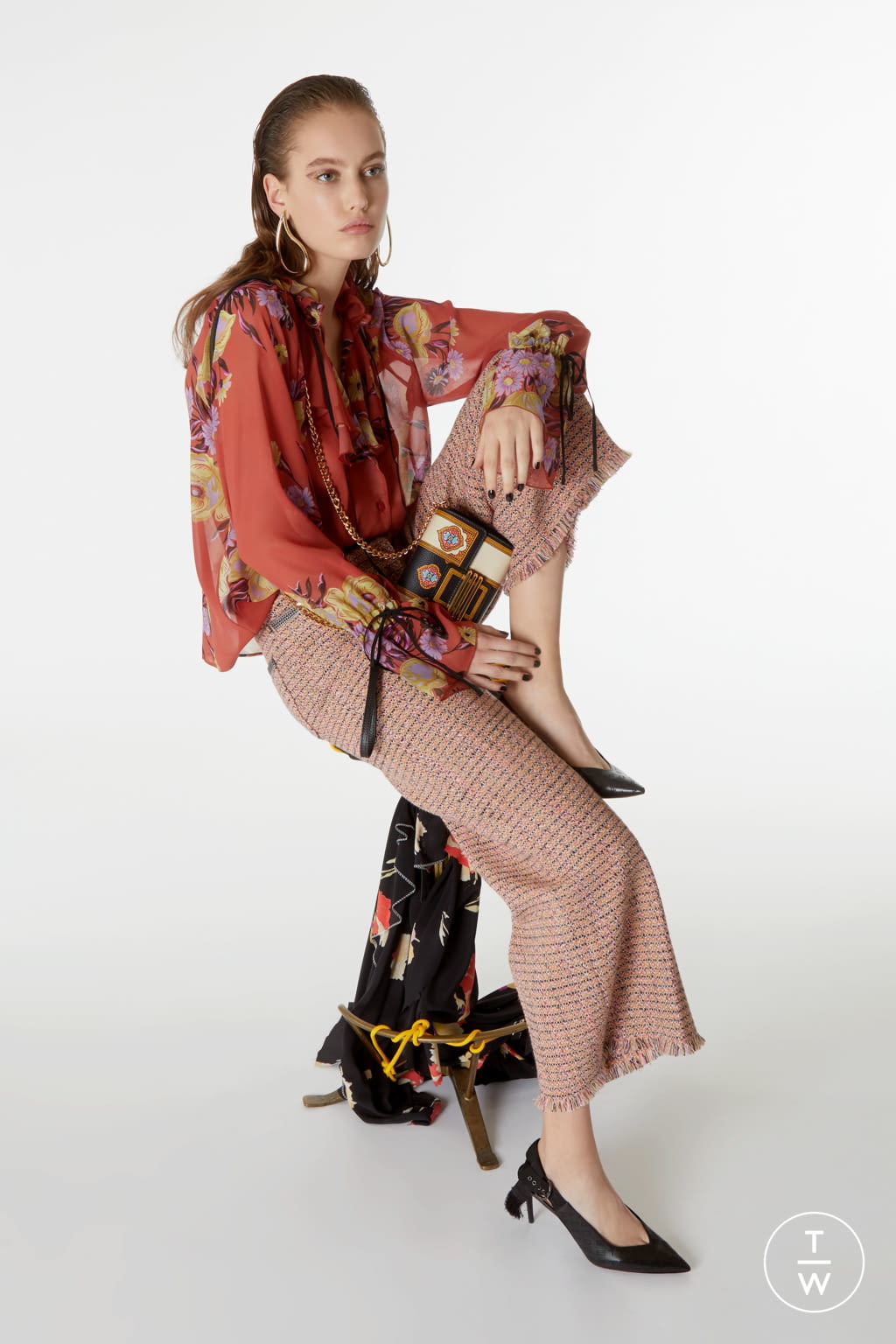 Fashion Week Milan Pre-Fall 2019 look 26 from the Etro collection womenswear