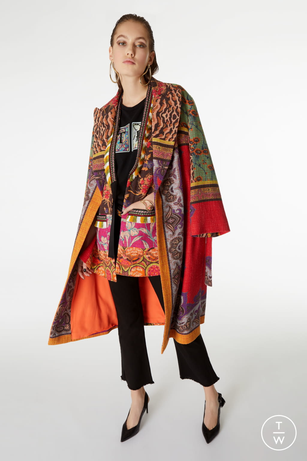 Fashion Week Milan Pre-Fall 2019 look 3 from the Etro collection 女装