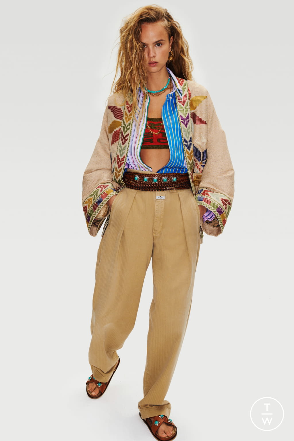 Fashion Week Milan Resort 2022 look 24 from the Etro collection 女装