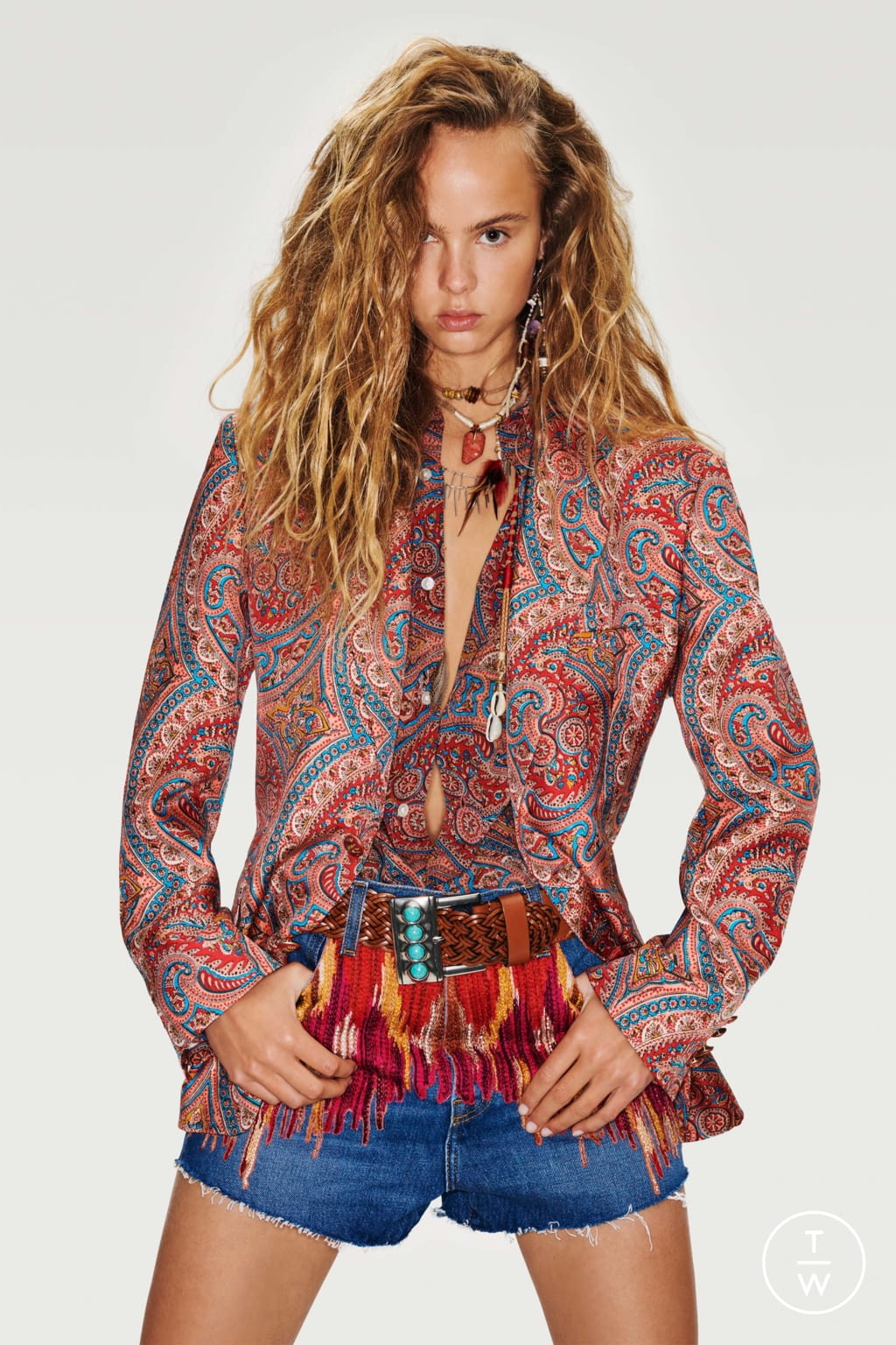 Fashion Week Milan Resort 2022 look 29 from the Etro collection 女装